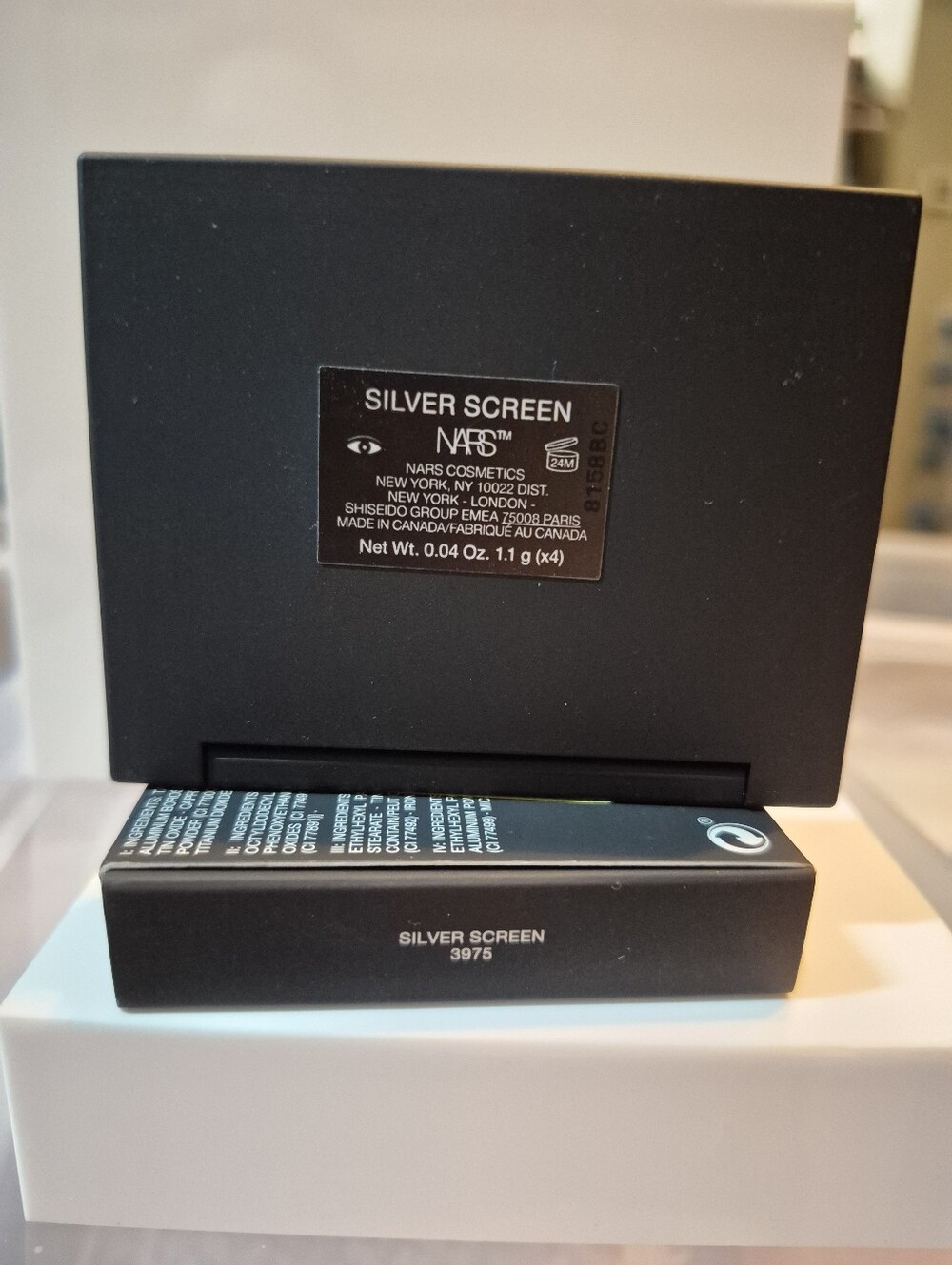 NARS Quad Eyeshadow Palette: Silver Screen (Silver, Pewter, Black, Ivory), NIB - Picture 6 of 6
